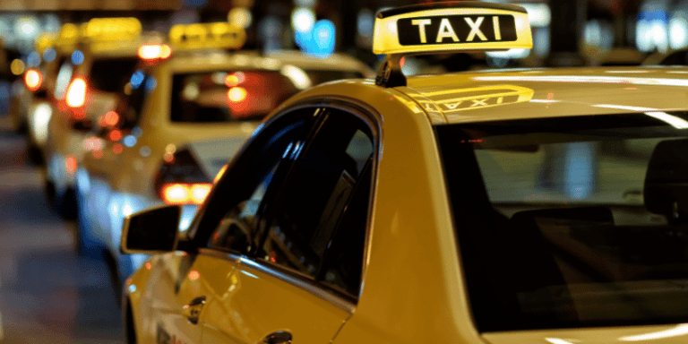 Movilización del Taxi en Barcelona